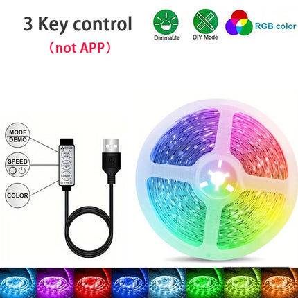 RGB Led Strip Lights 1M-40M Led Room Light with APP Control Flexible Ribbon Luces Led Tape for Room Bedroom Decoration rgb-led-strip-lights-1m-40m-led-room-light-with-app-control-flexible-ribbon-luces-led-tape-for-room-bedroom-decoration