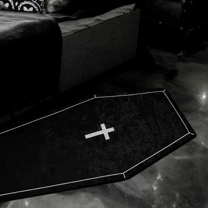 Monochrome Geometric Area Rug