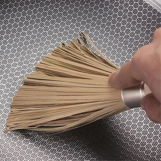 Sustainable Bamboo Wok and Pot Cleaning Brush Set - Eco-Conscious Kitchen Essentials