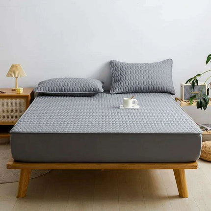 Premium Thick Fitted Sheet - Versatile Sizes for Twin, Full, Queen, King Mattresses in Elegant Solid Colors