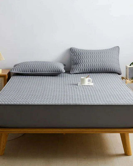 Premium Thick Fitted Sheet - Versatile Sizes for Twin, Full, Queen, King Mattresses in Elegant Solid Colors