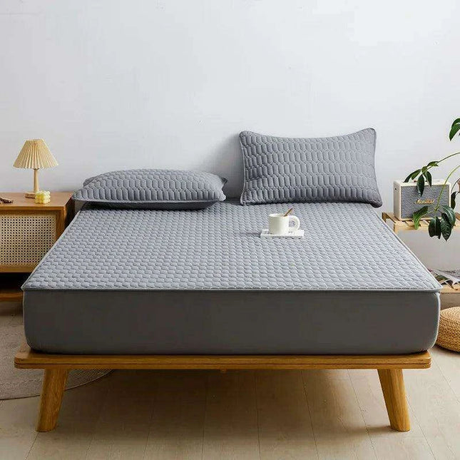 Premium Thick Fitted Sheet - Versatile Sizes for Twin, Full, Queen, King Mattresses in Elegant Solid Colors