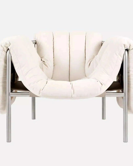 Alien Luxe PU Leather Nordic Lounge Chair: Exquisite Comfort Armchair