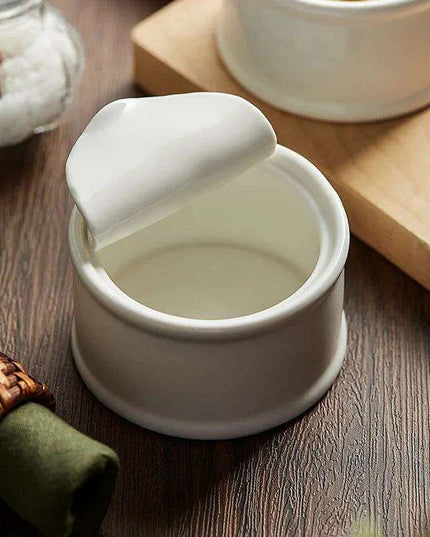 Sophisticated Ceramic Bowl and Saucer Set for Gourmet Dining Experience