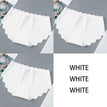 white-white-white / M (Fits 40kg-55kg) / 3pcs