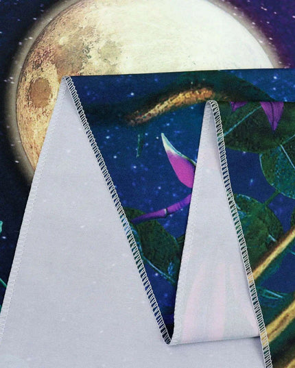 Neon Skull Tapestry Set - Eye-Catching UV Reactive Halloween Decor for Your Home