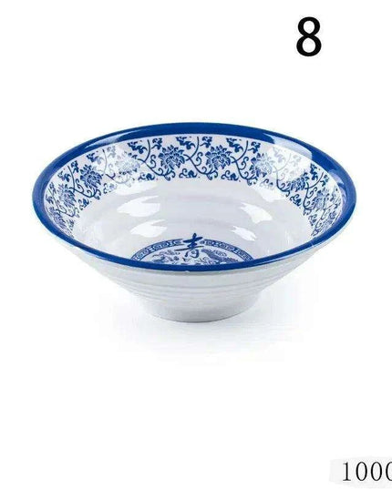 Chic Melamine Bowl for Ramen and Salad – Perfect for Home and Restaurant Use