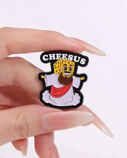 Faith-Inspired Jesus Enamel Pin Collection - Stylish Brooches for Spiritual Expression on Jackets and Backpacks