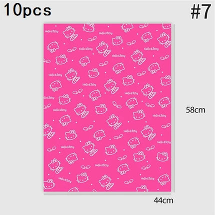 Gardenlife Store Hello Kitty Flower Bouquet Wrapping Paper & Ribbon Se