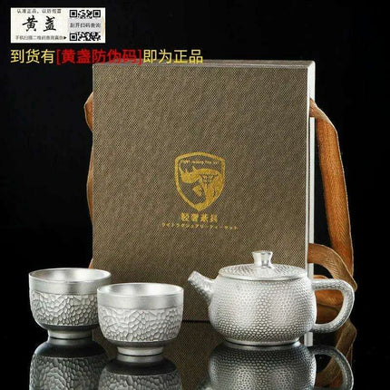 Exquisite Authentic Gilded Porcelain Mug Silver Tea Set – The Ultimate Gift for Special Occasions