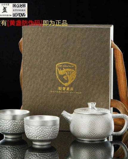 Exquisite Authentic Gilded Porcelain Mug Silver Tea Set – The Ultimate Gift for Special Occasions
