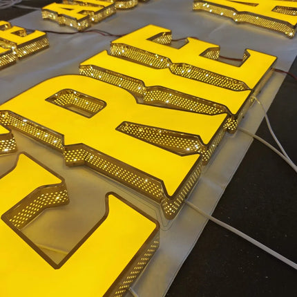 ZX SIGN Custom Front & Side Lit LED Channel Letters for Exterior Use