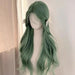 Radiant Ruby Long Straight Lace Front Wig - Heat-Resistant Synthetic Headband Wig for Everyday Glamour & Cosplay