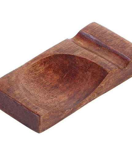 Charming Pillow-Shaped Wooden Chopstick Holder - Elegant Japanese Dining Essential