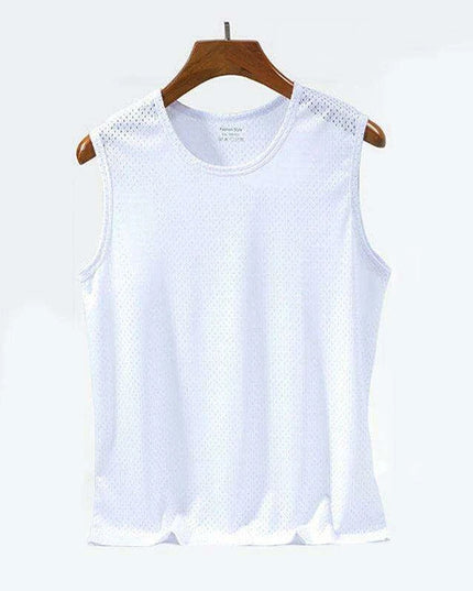 Men's Slim Fit Summer Muscle Tank Top - Quick-Drying Sleeveless Vest for Bodybuilding