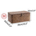 Woven Seagrass Storage Basket with Lid - Elegant and Functional Home Organizer