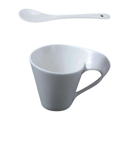 Chic European Espresso Mug Collection with Spoon and Holder for Home & Kitchen