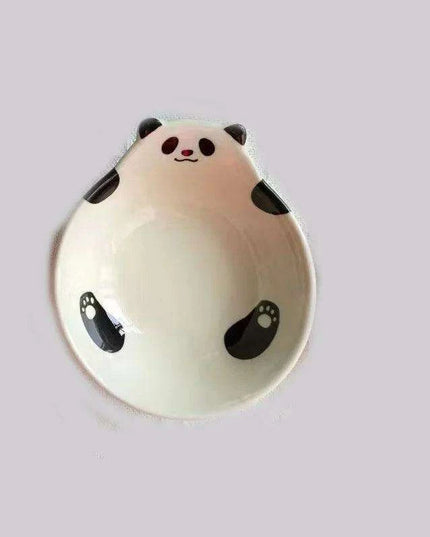 Whimsical Cartoon Relief Ceramic Sauce Bowl with Spoon for Hot Pot and BBQ Delight