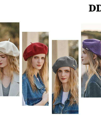 Elegant Wool Beret for Women - Your Must-Have Accessory for Autumn/Winter