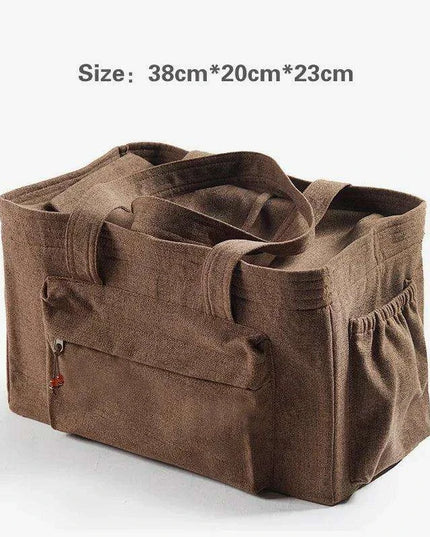 Travel-Friendly Kung Fu Tea Set Tote for On-the-Go Tea Enthusiasts