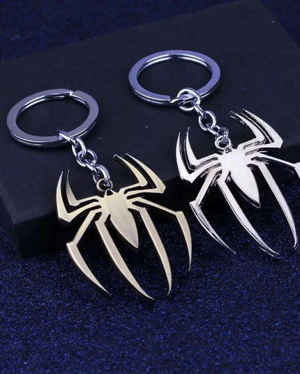 Spiderman Emblem Keychain - Stylish Spider Keyring for Marvel Enthusiasts