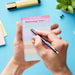 Vibrant Sticky Note Set - Multicolored Lined Memo Pad for Fun Organization