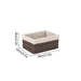 Stylish Woven Storage Basket – Versatile Organizer for Toys, Snacks, and Clothing with Convenient Handles
