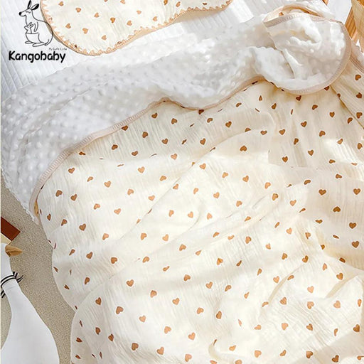 Autumn Comfort Fleece Baby Swaddle and Quilt Blanket