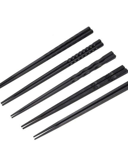 Artisan Crafted Non-slip Alloy Chopsticks with Distinctive Patterns