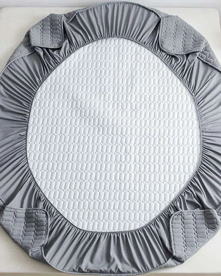 Premium Thick Fitted Sheet - Versatile Sizes for Twin, Full, Queen, King Mattresses in Elegant Solid Colors