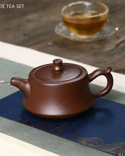 Handcrafted 180ml Yixing Purple Clay Teapot for Exquisite Dahongpao and Oolong Experiences