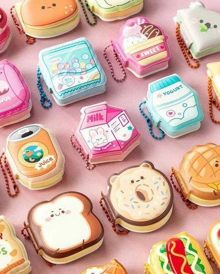 Cute Cartoon Character Silicone Memo Pad and Planner Sticker Set