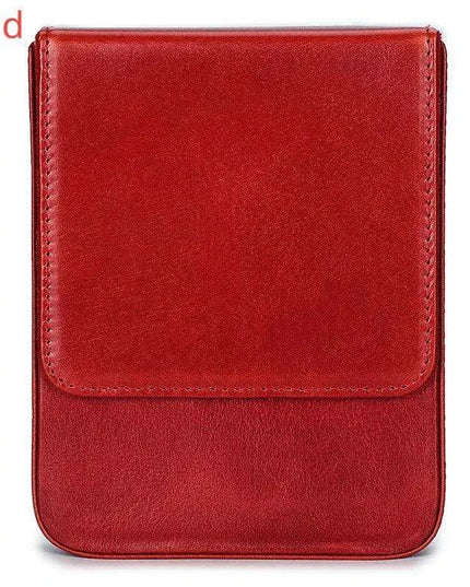 Elegant Genuine Leather Pen Organizer - Stylish Storage for Office and Travel