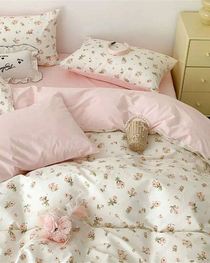 Korean Heart Bedding Set