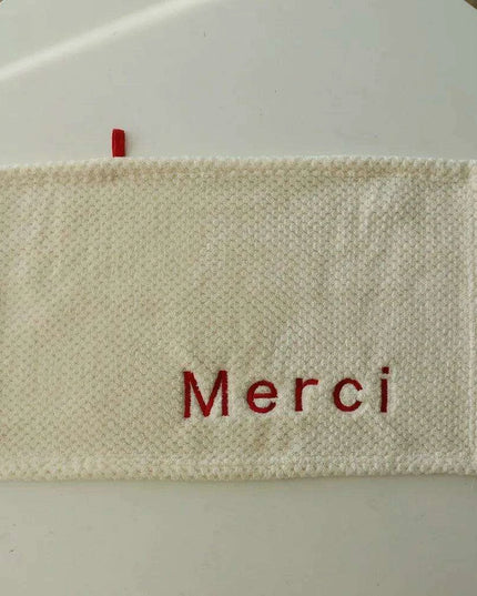 Elegant Embroidered Cotton Hand Towel Set for Quick-Drying - Ideal for Kitchen and Bathrooms