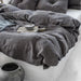 Rustic Washed Flax Linen Bedding Set