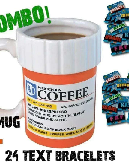 Cheerful Duck Prescription Mug - Quirky Coffee Delight