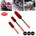 Plush Nylon Wheel Care Brush Trio: 3-Piece Set for Effortless Cleaning