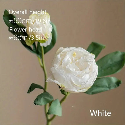 Peony Artificial Flowers — Faux Bouquet for Home & Wedding Decor