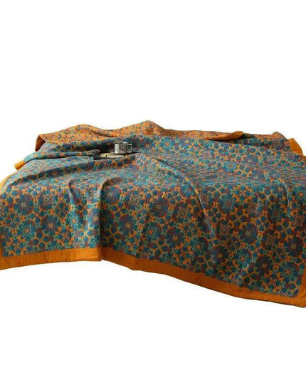 Ethnic-Inspired Cotton Gauze Bedspread Blanket for Ultimate Comfort