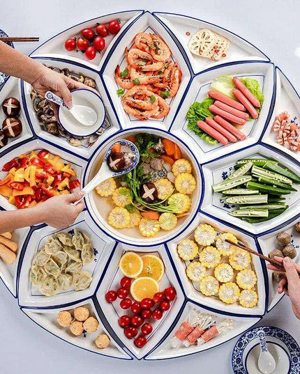 Sophisticated Elegance: Stunning Ceramic Tableware Set for Upscale Dining