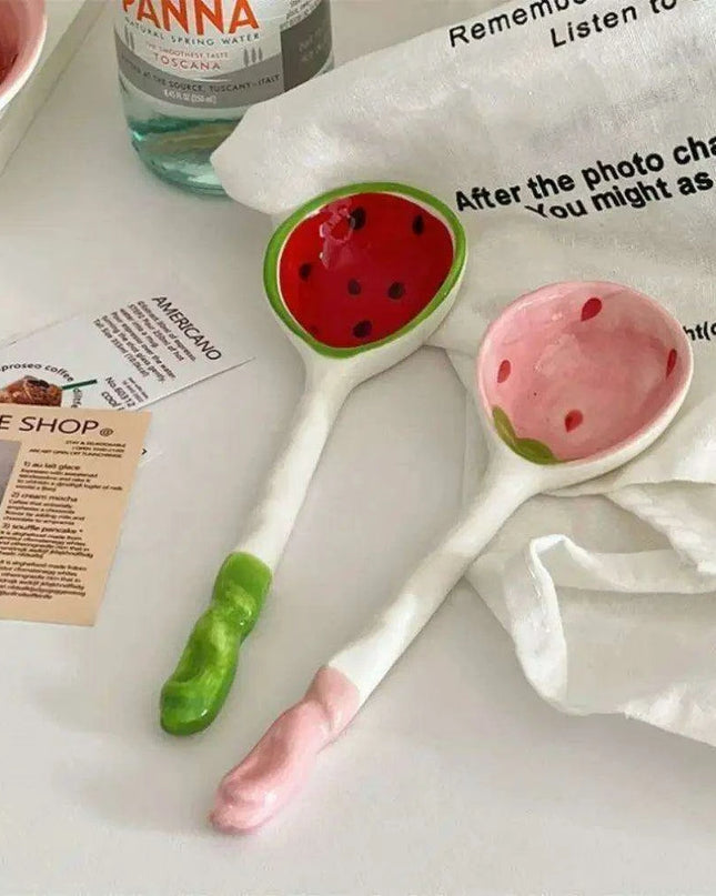 Citrus Charm Breakfast Bowl and Spoon Set - Elevate Your Morning Ritual