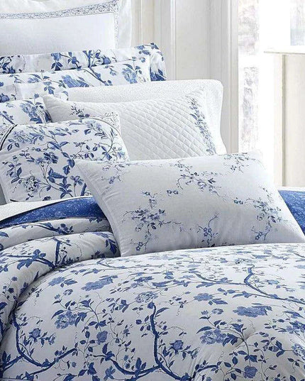 Elegant Reversible Floral Cotton Duvet Cover Set with Matching Shams – Year-Round Bedding Must-Have