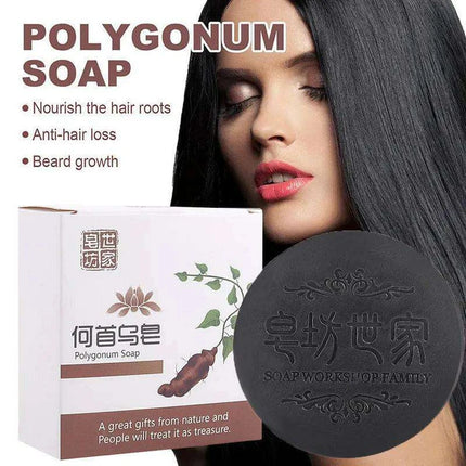 Nourish and Strengthen: Polygonum Multiflorum Hair Care Shampoo and Soap Duo