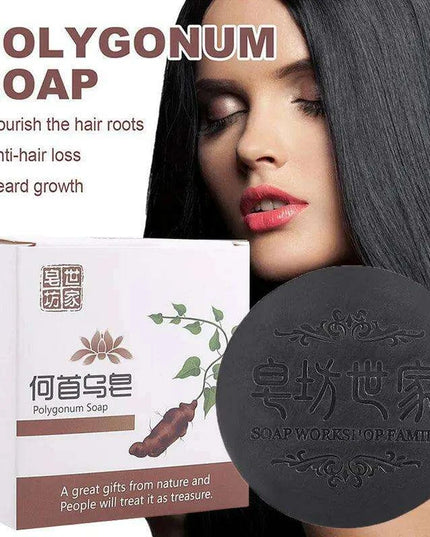 Nourish and Strengthen: Polygonum Multiflorum Hair Care Shampoo and Soap Duo