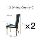 2 chairs C