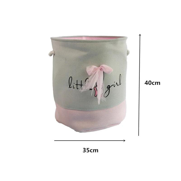 Chic Collapsible Canvas Storage Bin for Kids