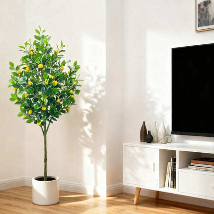 150cm 180cm Fake Plant Artificial Lemon Tree Realistic Lemon and Leave