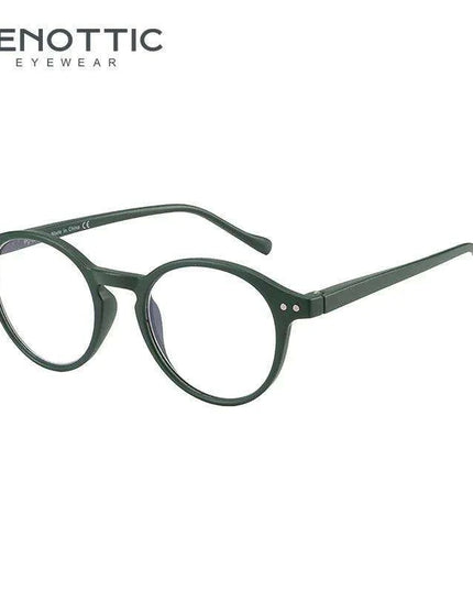ZENOTTIC 2024 Retro Blue Light Blocking Reading Glasses - Chic Eyewear for Eye Protection and Better Sleep