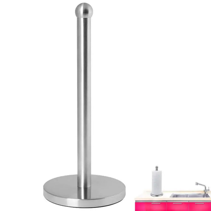 Stainless Steel Paper Towel Holder with Stand and Wall Mount Options